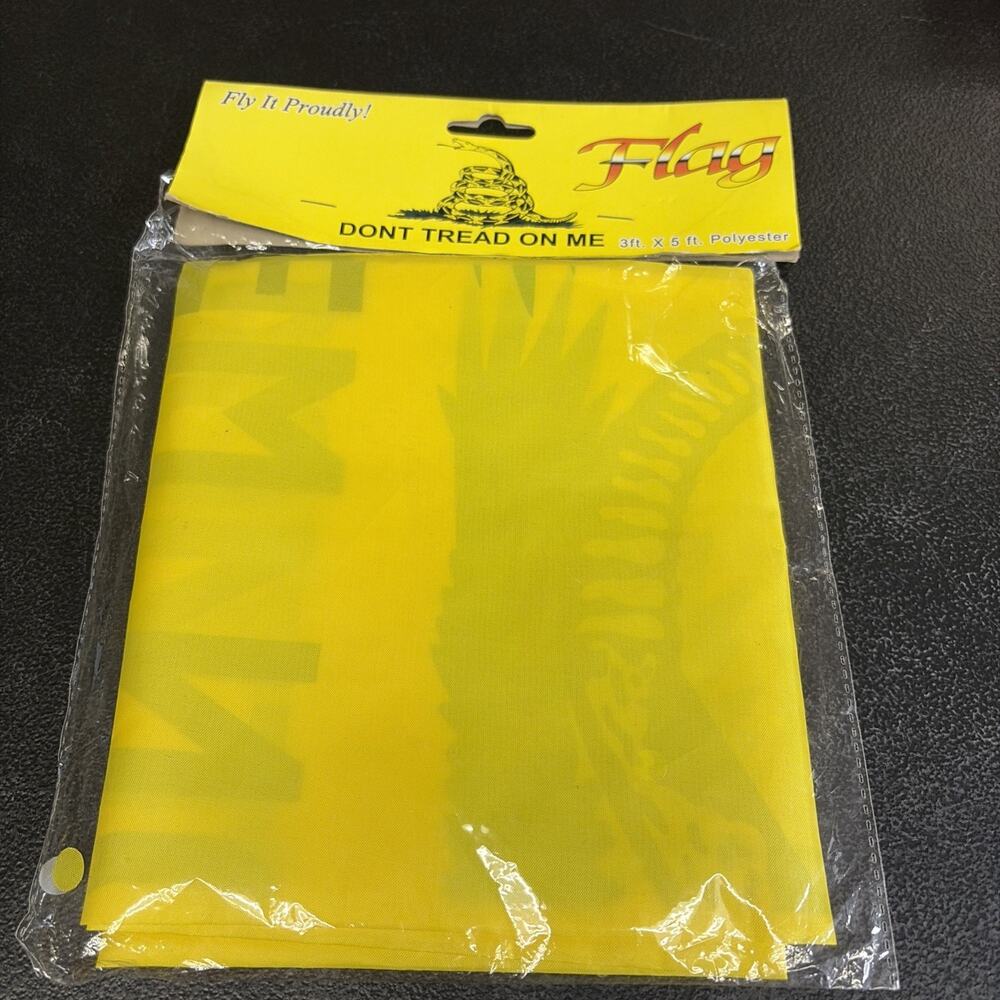 3x5 Gadsden Yellow Snake Don't Tread On Me Woven Poly Nylon Flag 5x3 Banner